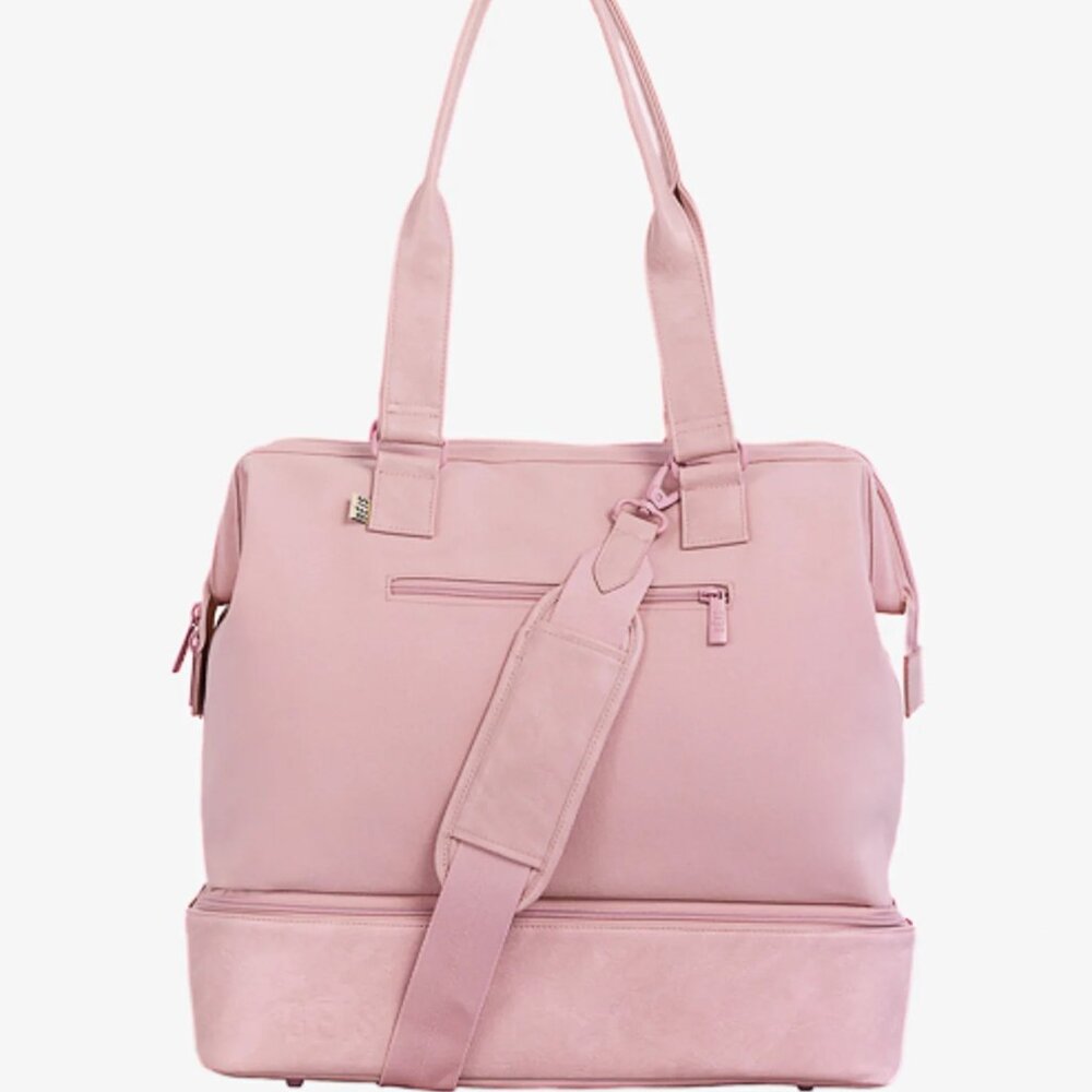 NWT BEIS Mini Weekender Atlas Pink